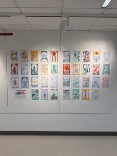 Our Intro to Illustration students tried out two-color risograph with tarot-inspired designs, here’s a peek at what they made!
#illustration #kucd #risograph