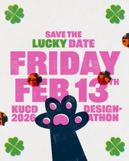 Be sure to save the date for KUCD 2026 Designathon. Keep an eye out for the official email coming soon to register! #kucd #designathon #graphicdesign