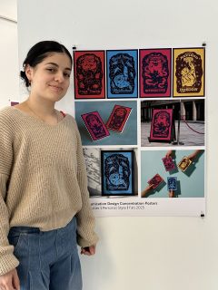 The Blood, Sweat, & Illustration Exhibition is officially on view. Huge recognition to the group of students whose time, effort, and creative energy brought this show to life, there’s a lot of strong work on these walls. If you’re around, stop by and check it out. The exhibition runs through February 13.
#KUCD #Illustration #artshow