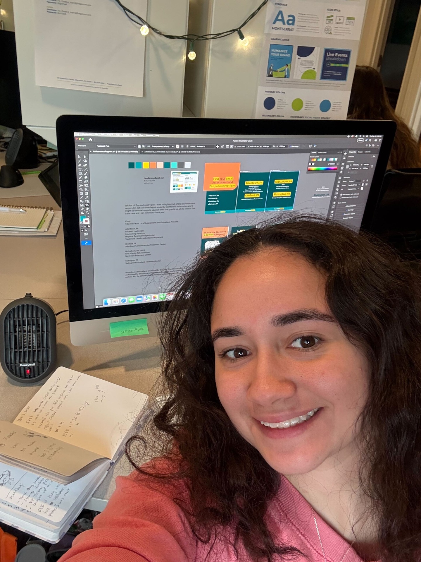 This week for our Internship Spotlight we are taking a look at Juliza Rodriguez! Here is what Juliza had to say about her time at First Generation:

"This fall, I had the opportunity to complete my internship during the dates of October to December at First Generation, fully in person from 9 a.m. - 4 p.m. Monday through Thursday. It was such a meaningful and unforgettable experience. I spent my time working on a wide range of projects, but some of my favorites were the social media posts I created for different clients. Especially all the themed content during the holidays for Halloween and Thanksgiving. Getting to design posts that were fun, engaging, and true to each brand's personality taught me so much about consistency and creative problem-solving. Throughout my time at First Generation, everyone was incredibly kind, patient, and welcoming. From day one, I felt supported and encouraged to grow not just as a designer, but as a creative thinker and collaborator. I walked away with new skills, more confidence, and a deeper understanding of the design field. I am so grateful for this opportunity and truly thankful for the chance to intern at First Generation. This experience has made me even more excited for the future and everything still ahead!"

#kucd #studentintern #designintern