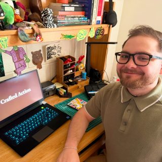 This week we are highlighting Brayden Wisner and his time at @craftedaction !

Here is what Brayden had to say about his internship : 

"I had the amazing opportunity to intern at Crafted Action, where I learned a great deal about the experience design industry. At Crafted Action, I contributed to the development of the UX and UI direction. I received invaluable industry-level experience working in Figma while designing and prototyping screens for large-scale installations. I gained insight into the design process in general by observing projects progress from research to development to revision and then to pitching. I was able to see firsthand all the moving parts involved in creating a memorable, immersive space. This experience helped me refine my ability to design intentionally, with the visitor in mind at every step. I had constant assistance from the wonderful team, including Brad and Alyssa. I am beyond grateful for the unwavering support and guidance from all members of the Crafted Action team!"
#kucd #designintern #graphicdesign