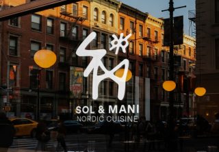 Today's restaurant is Sol & Mani designed by Justin Conley!

Sól & Máni is a Scandinavian fine dining concept inspired by the sun and moon, centered on the contrast of fire and preservation. Seasonal ingredients, refined techniques, and a warm, intimate atmosphere come together to create a balanced Nordic experience.

#RestaurantGraphics #KUCD #StudentWork #RestaurantDesign