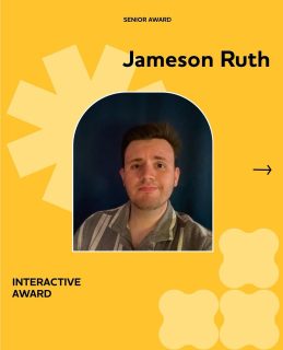 We’re continuing to celebrate our 2026 KUCD senior award winners! 🎉 Over the next week, we’ll be highlighting the talented creatives recognized for their outstanding work and dedication.

✨ Congratulations to Jameson Ruth, this year’s Interactive Award recipient! ✨

Stay tuned for more senior spotlights and award winners throughout the week!