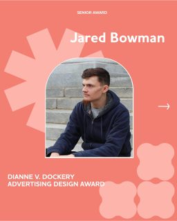 We’re continuing our 2026 KUCD Senior Awards spotlight series! 🎉

✨ Congratulations to Jared Bowman, recipient of the Dianne V. Dockery Advertising Award! ✨

We’re proud to celebrate the creativity, hard work, and dedication of our graduating seniors—more spotlights coming soon!
