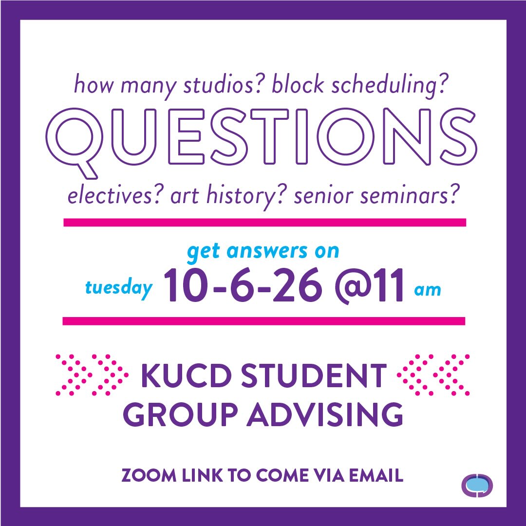It’s that time of year! KUCD is holding a MANDATORY group advising meeting Tuesday, Oct. 6th during free hour 📢✍️ Watch from anywhere, link provided in your KU email 
#kucd #advising #springsemester